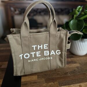 Marc Jacobs Beige Canvas Tote Bag Small